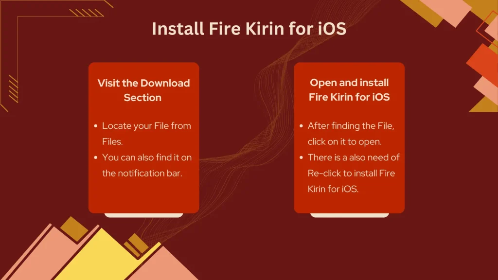 Install fire kirin ios